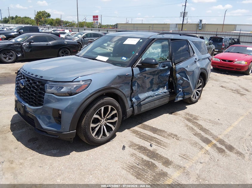 Vin: 1fmuk7kh0sgc67300, lot: 46254689, ford explorer st-line 20252