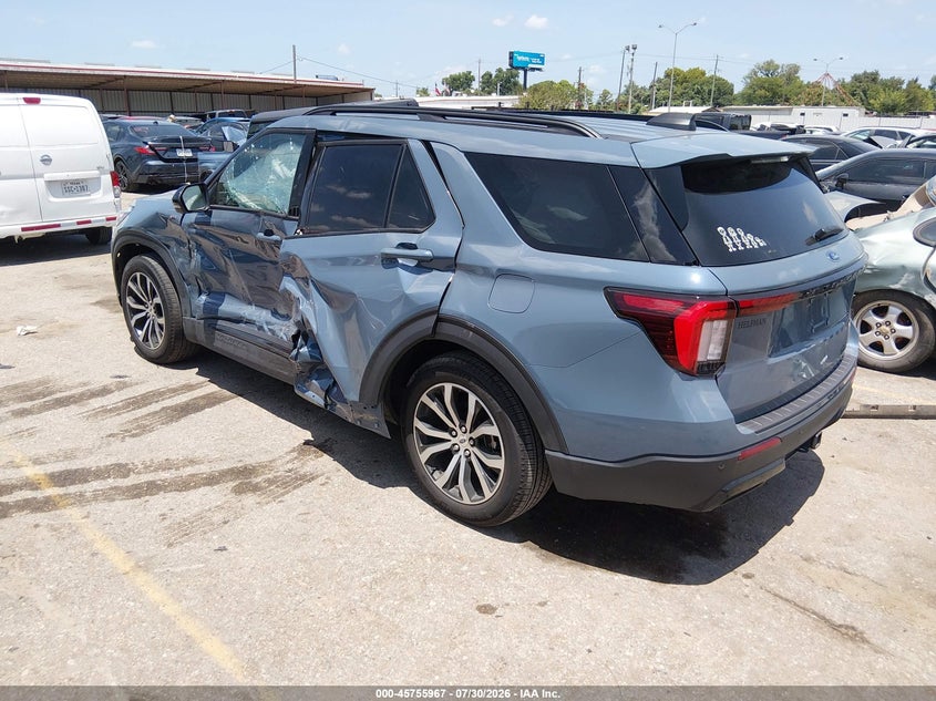 Vin: 1fmuk7kh0sgc67300, lot: 46254689, ford explorer st-line 20253