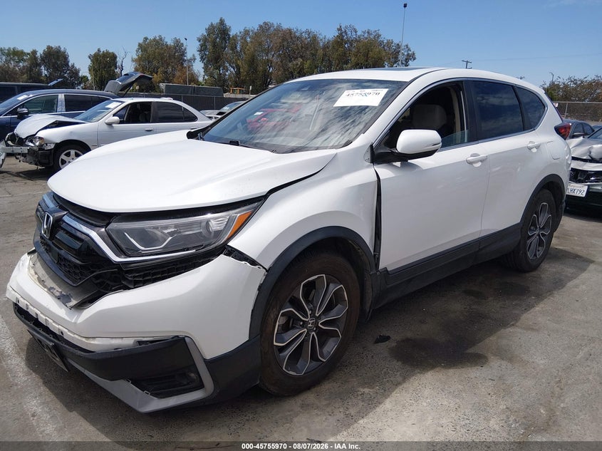 Vin: 2hkrw1h53mh400235, lot: 46254692, honda cr-v 2wd ex 20212