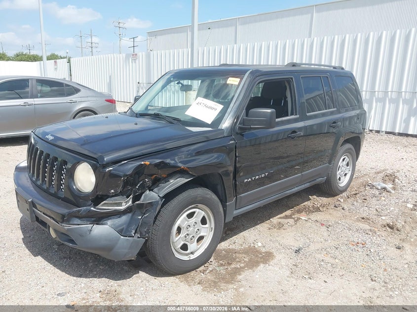 Vin: 1c4njrbb7ed778754, lot: 46254731, jeep patriot sport 20142