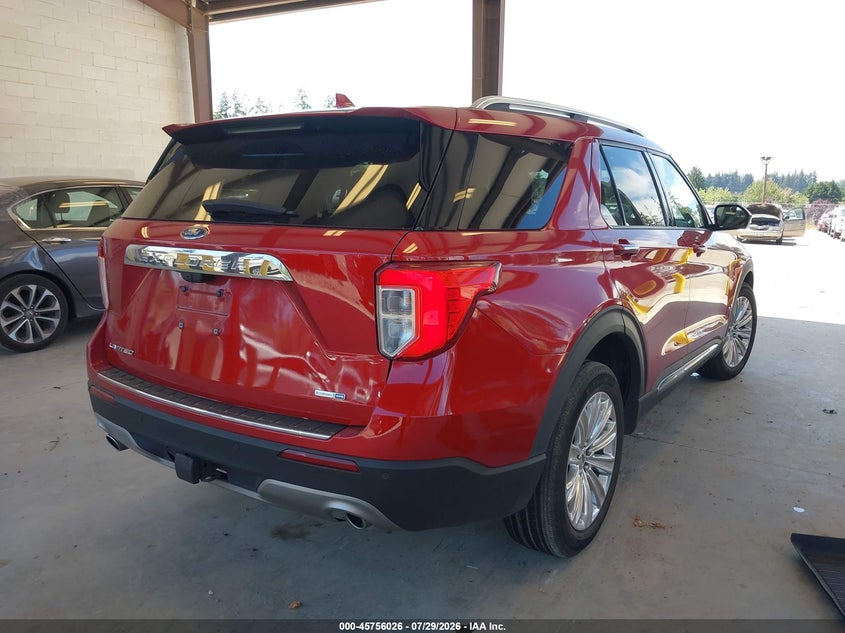 Vin: 1fmsk8fh4lgd06866, lot: 46254748, ford explorer limited 20204