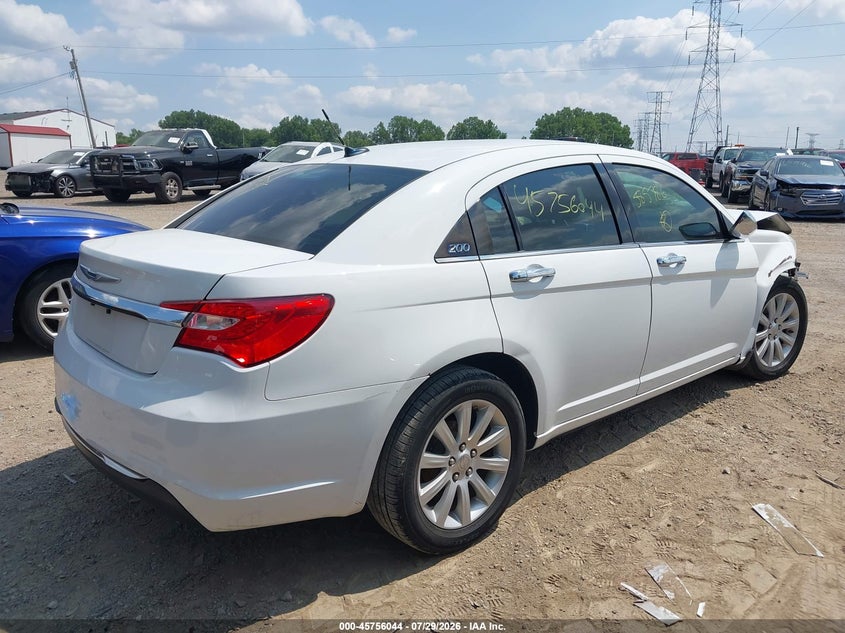 Vin: 1c3ccbcg8dn585786, lot: 46254766, chrysler 200 limited 20134