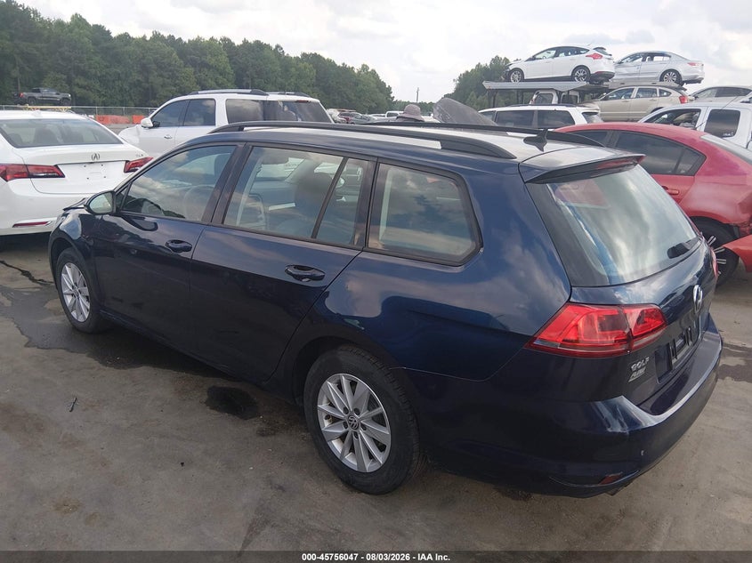 Vin: 3vwc17auxgm514074, lot: 46254769, volkswagen golf sportwagen tsi s 4-door 20163