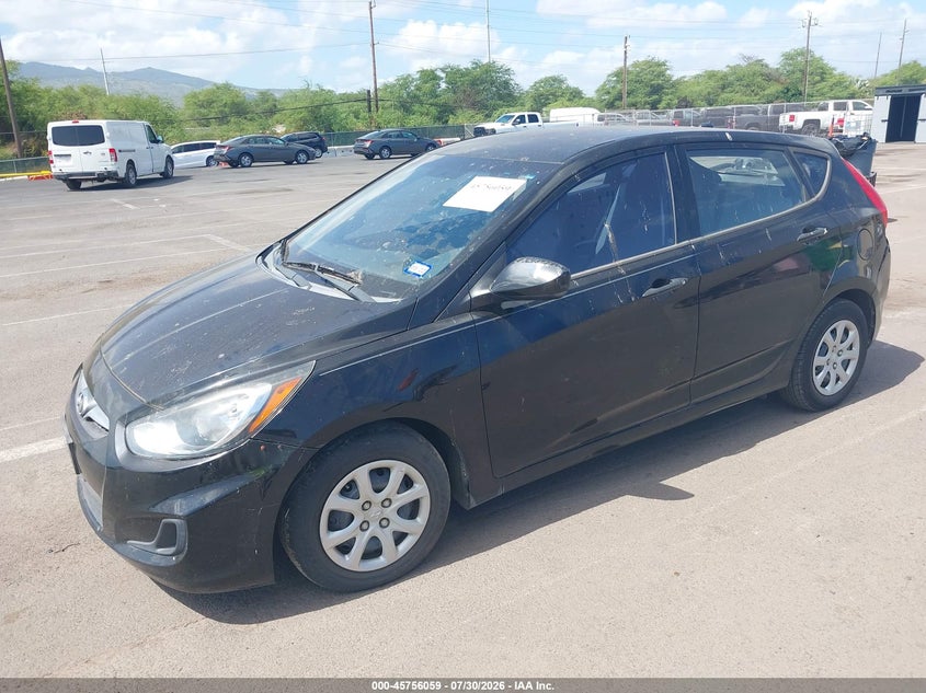Vin: kmhct5ae0du130270, lot: 46254781, hyundai accent gs 20132