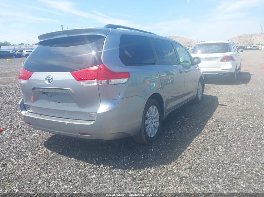 Vin: 5tddk3dc3cs042701, lot: 46254783, toyota sienna limited 7 passenger 20124