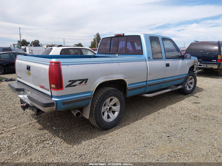 GMC SIERRA 1994 VIN 2GTEK19K0R1504799