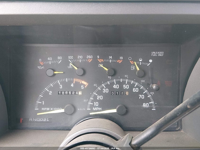 GMC SIERRA 1994 VIN 2GTEK19K0R1504799