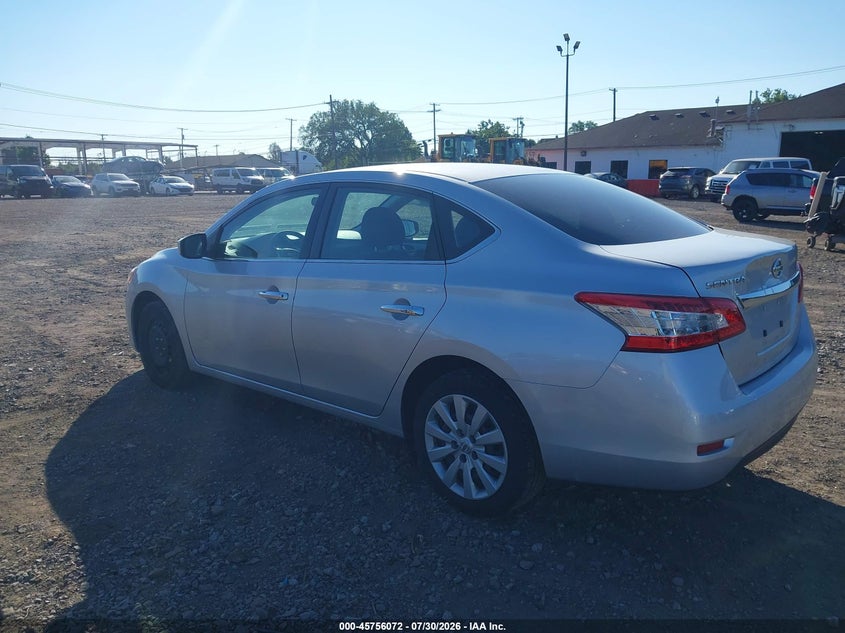 Vin: 3n1ab7ap1fy243997, lot: 46254795, nissan sentra s 20153