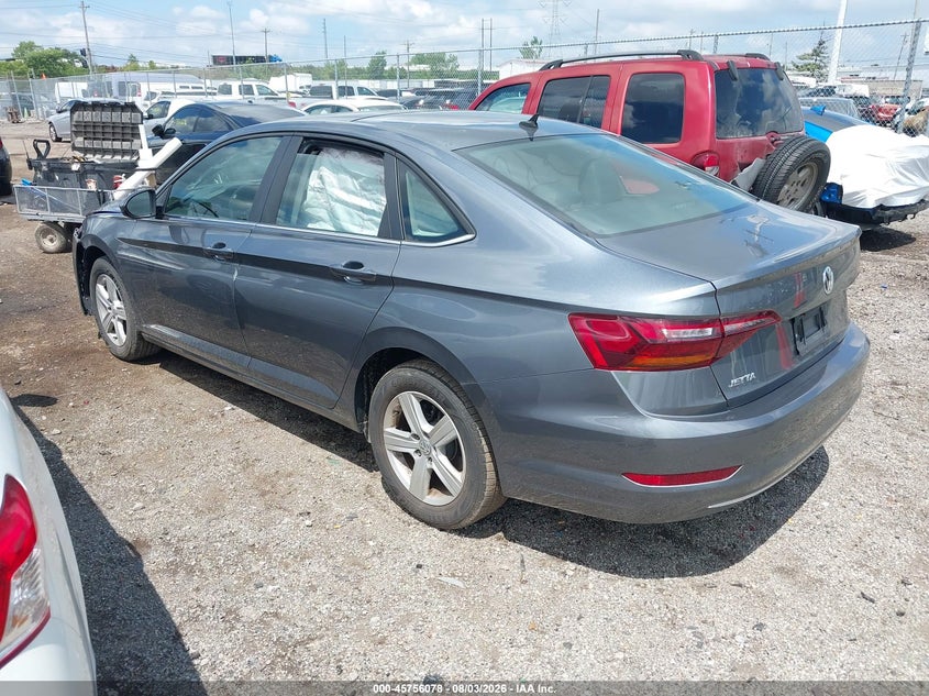 Vin: 3vwcb7bu7km229644, lot: 46254800, volkswagen jetta 1.4t r-line/1.4t s/1.4t se 20193