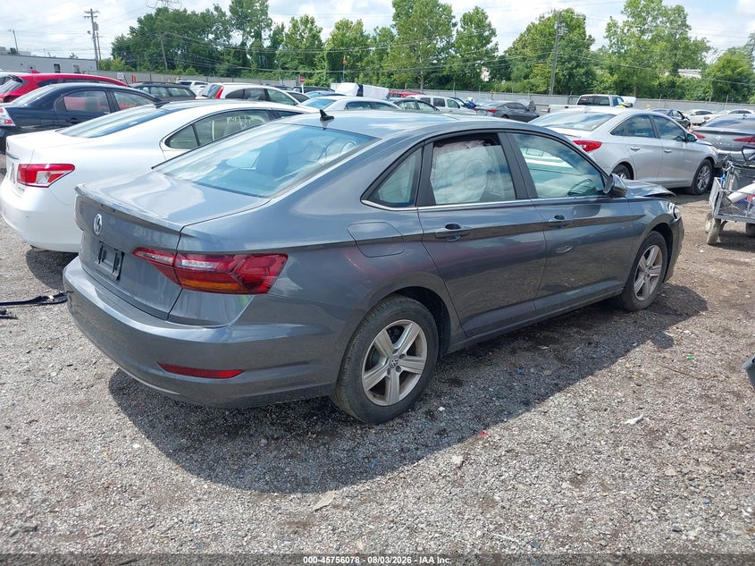 Vin: 3vwcb7bu7km229644, lot: 46254800, volkswagen jetta 1.4t r-line/1.4t s/1.4t se 20194