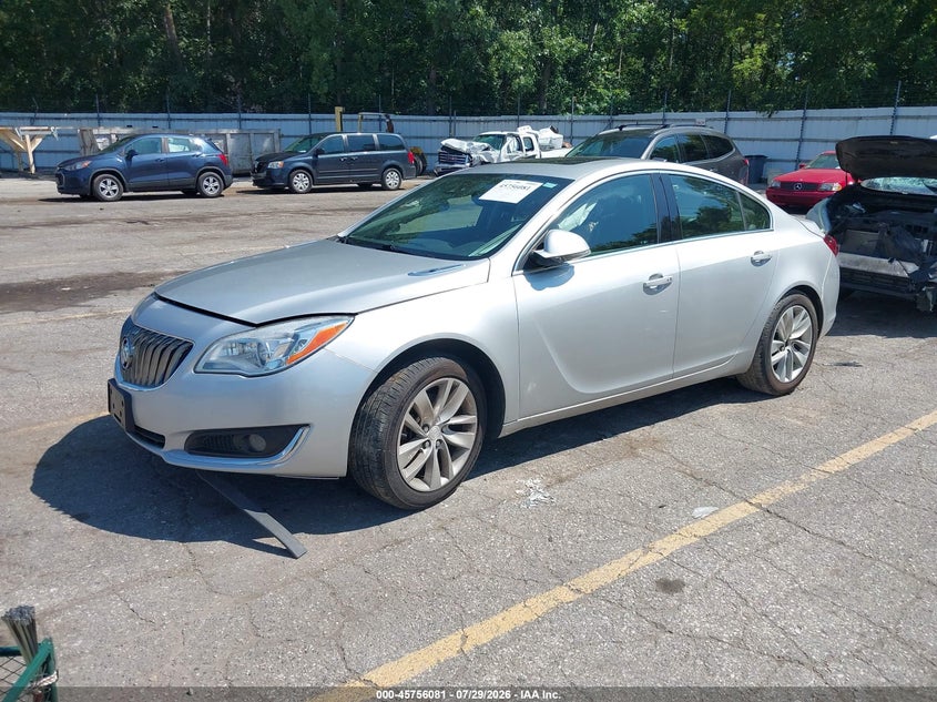 Vin: 2g4gt5gx4g9198714, lot: 46254803, buick regal turbo premium ii 20162