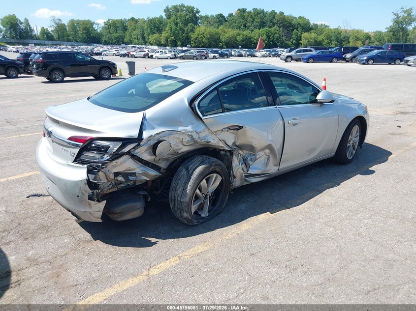 Vin: 2g4gt5gx4g9198714, lot: 46254803, buick regal turbo premium ii 20164