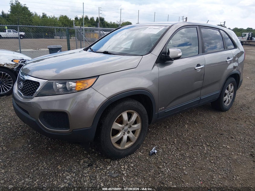 Vin: 5xyktca64dg345391, lot: 46254813, kia sorento lx 20132