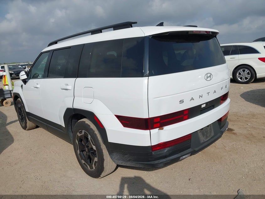 Vin: 5nmp2dgl8th177240, lot: 46254851, hyundai santa fe sel 20263