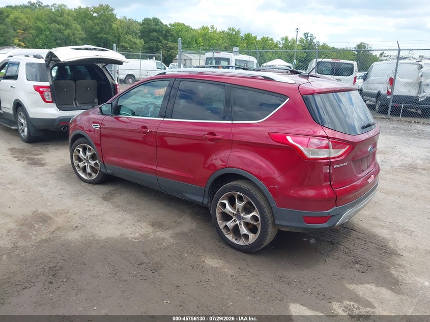 Vin: 1fmcu0j97dud75229, lot: 46254852, ford escape titanium 20133