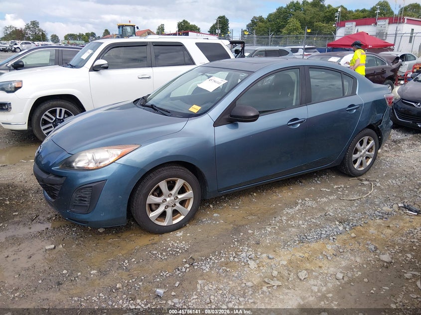 Vin: jm1bl1vf9b1498750, lot: 46254864, mazda mazda3 i touring 20112