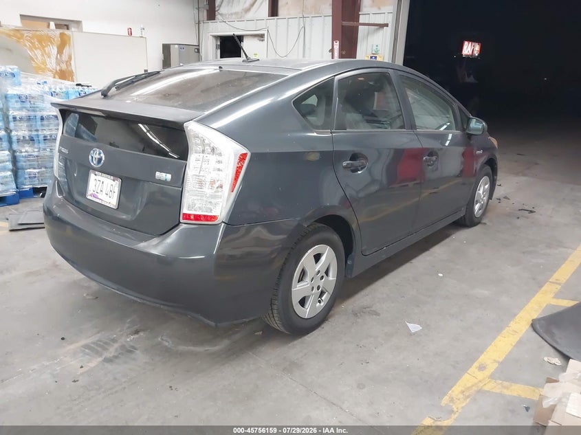 Vin: jtdkn3du7a0180572, lot: 46254881, toyota prius iii 20104