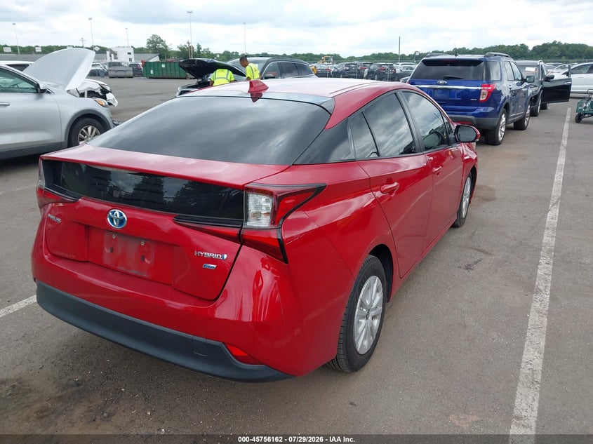 Vin: jtdkamfuxm3145199, lot: 46254885, toyota prius l eco 20214