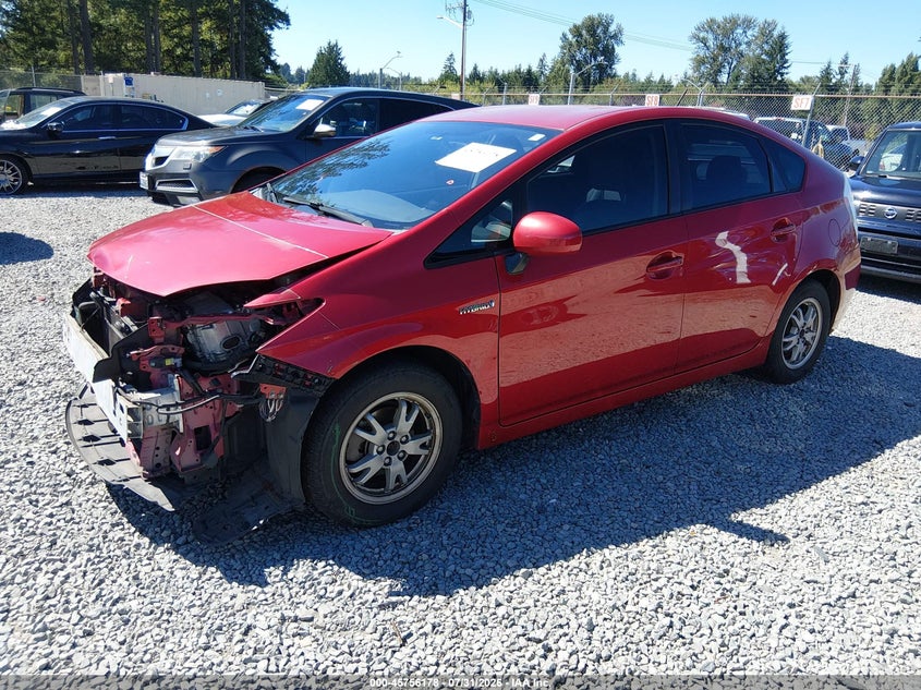 Vin: jtdkn3du6a0022627, lot: 46254900, toyota prius ii 20102
