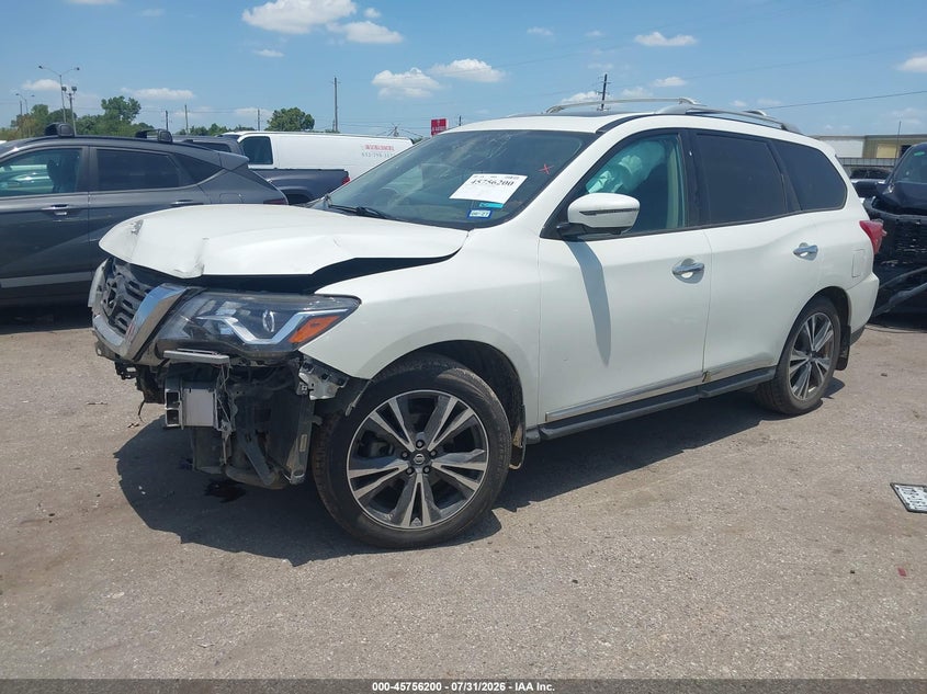 Vin: 5n1dr2dn9lc647133, lot: 46254922, nissan pathfinder platinum 2wd 20202