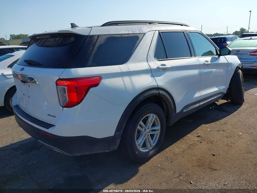 Vin: 1fmsk8dh5mga69874, lot: 46254932, ford explorer xlt 20214