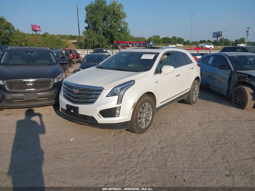 Vin: 1gyknbrs8hz242496, lot: 46254943, cadillac xt5 luxury 20172