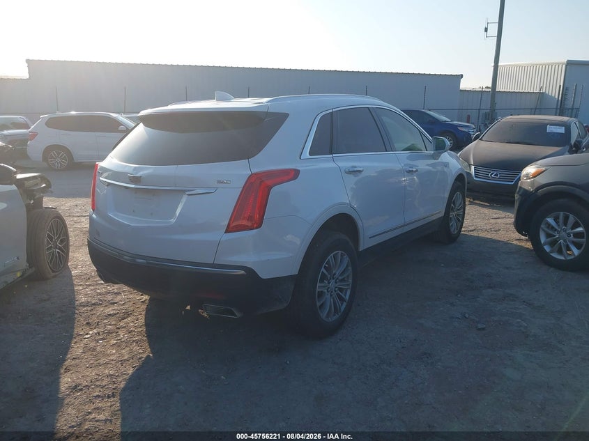 Vin: 1gyknbrs8hz242496, lot: 46254943, cadillac xt5 luxury 20174