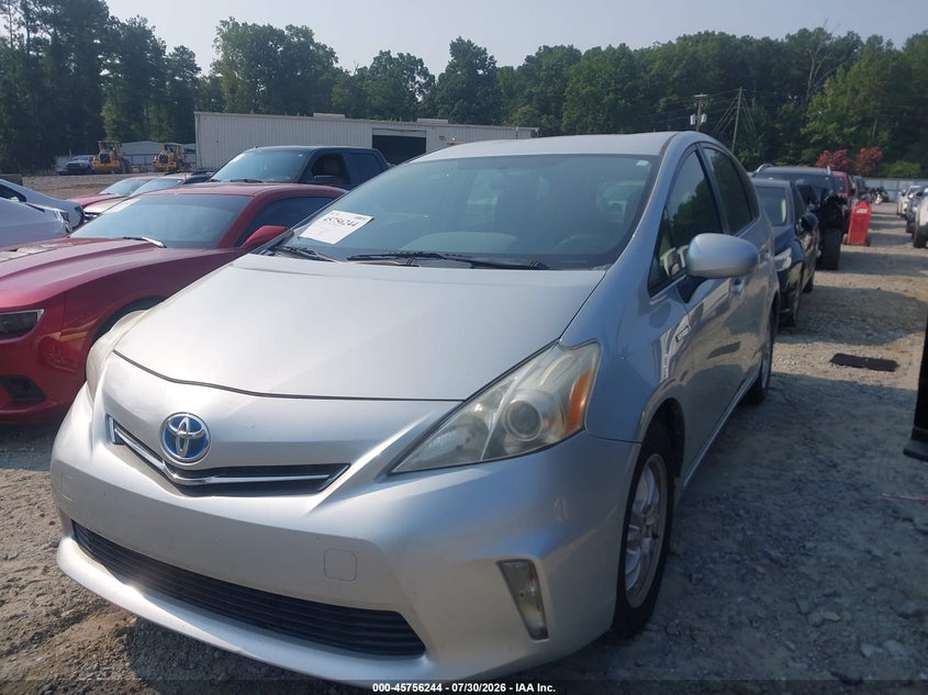 Vin: jtdzn3eu3d3251332, lot: 46254966, toyota prius v three 20132