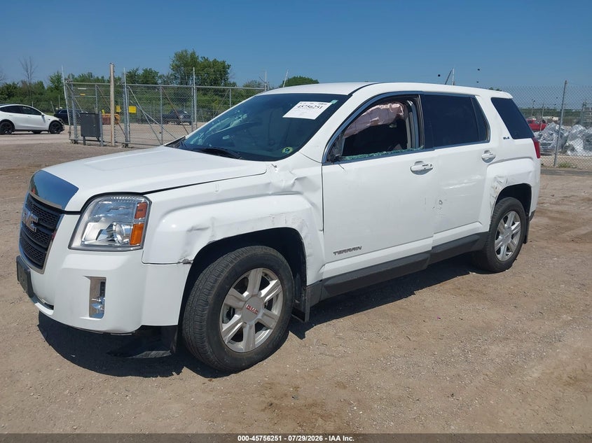 Vin: 2gkalmek9f6220318, lot: 46254973, gmc terrain sle-1 20152
