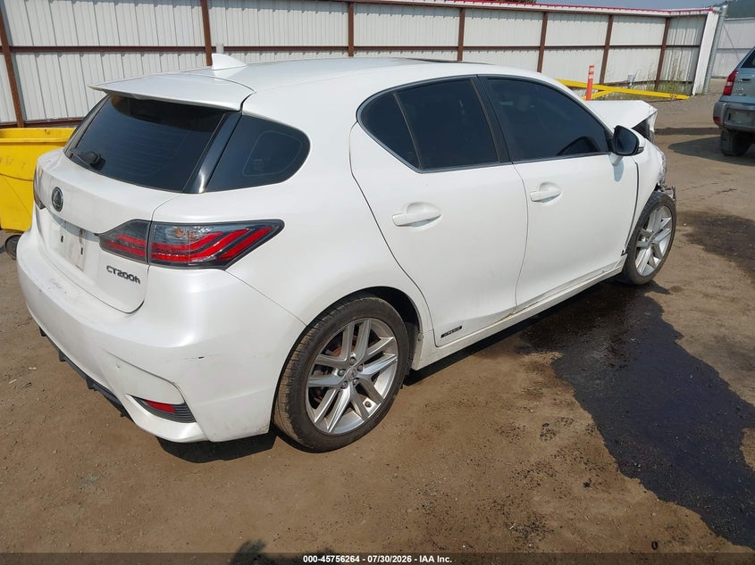 Vin: jthkd5bh5e2197027, lot: 46254986, lexus ct 200h 20144