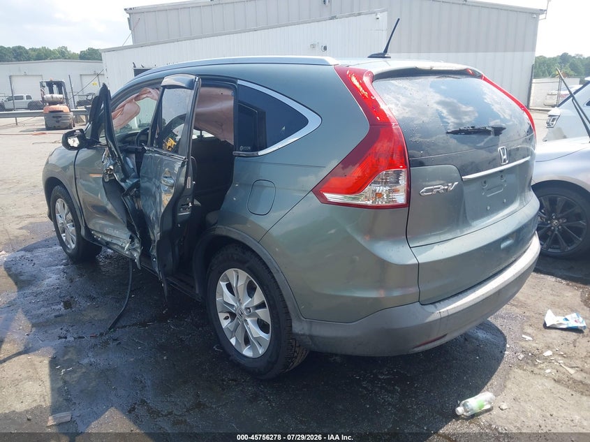 Vin: jhlrm3h70cc006398, lot: 46255000, honda cr-v ex-l 20123