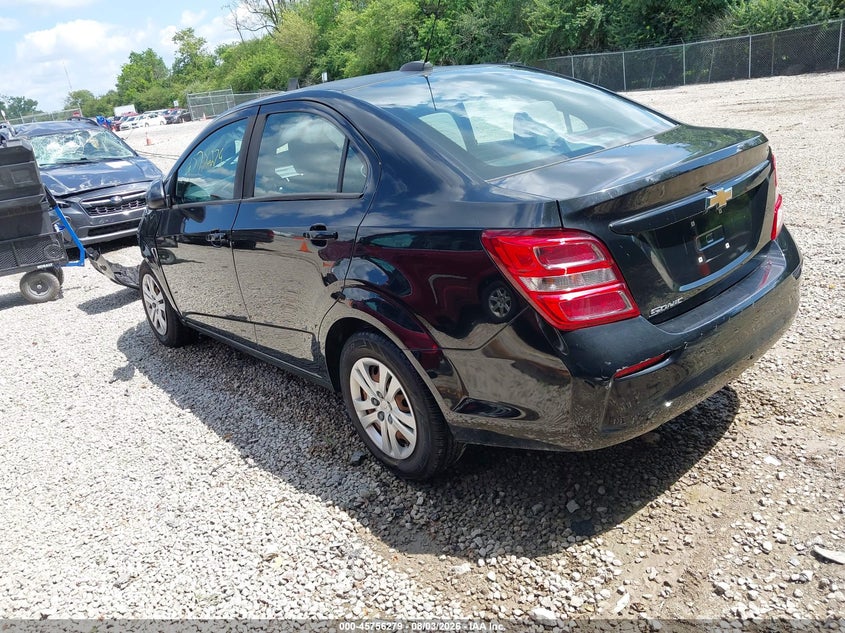 Vin: 1g1jb5sh5h4148253, lot: 46255001, chevrolet sonic ls auto 20173