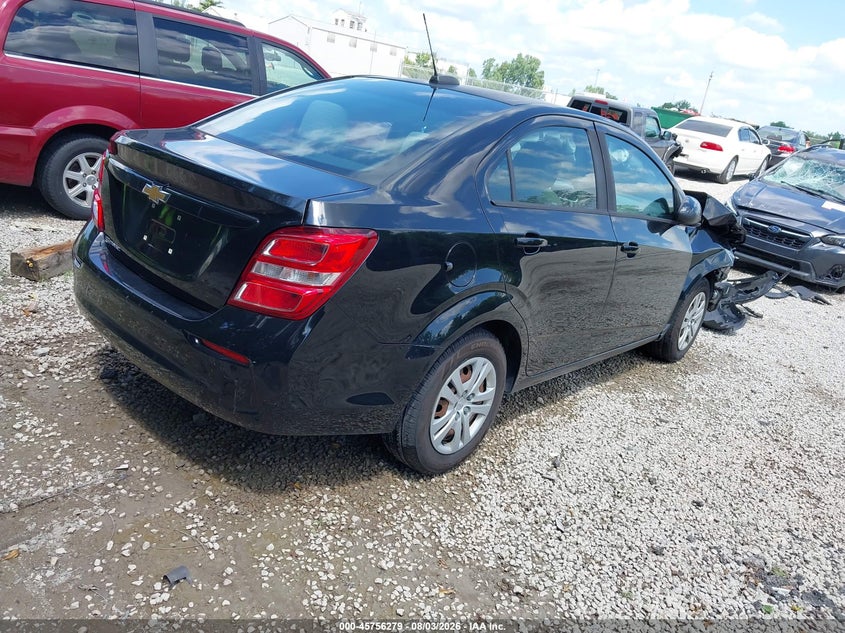 Vin: 1g1jb5sh5h4148253, lot: 46255001, chevrolet sonic ls auto 20174