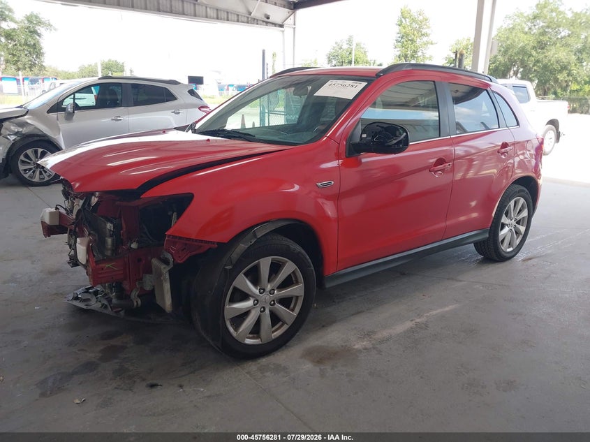 Vin: 4a4ar4aw8fe056325, lot: 46255003, mitsubishi outlander sport gt 20152