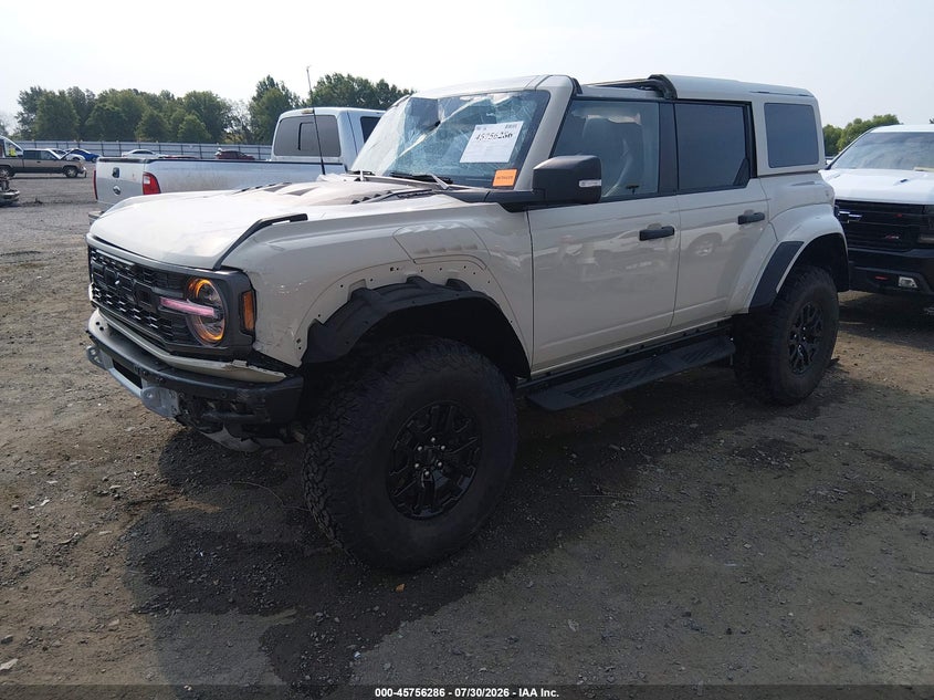 Vin: 1fmee0rr8slb46166, lot: 46255008, ford bronco raptor 20252