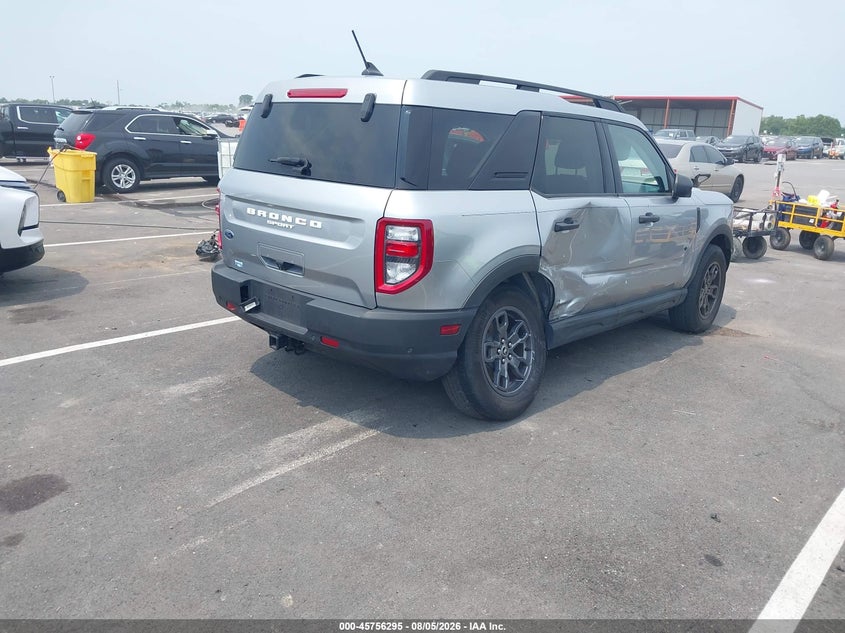 Vin: 3fmcr9b61nre19034, lot: 46255017, ford bronco sport big bend 20224