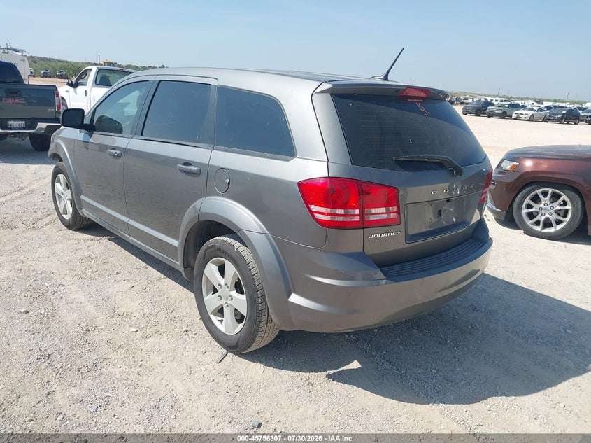 Vin: 3c4pdcab1dt584552, lot: 46255029, dodge journey american value pkg 20133