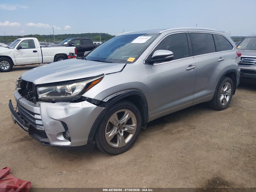Vin: 5tdyzrfh0js273643, lot: 46255030, toyota highlander limited 20182