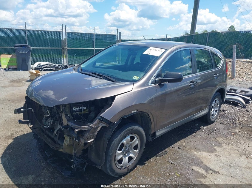 2014 Honda CR-V, Front End, IAAI, VIN 2HKRM4H37EH714140 — photo 2