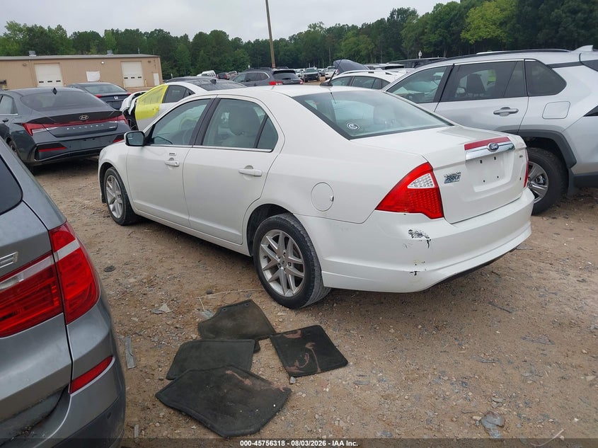 Vin: 3fahp0ja6cr381532, lot: 46255040, ford fusion sel 20123