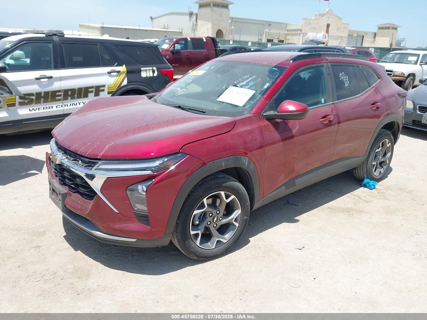 Vin: kl77lhep5sc242386, lot: 46255042, chevrolet trax fwd lt 20252