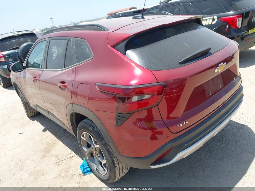 Vin: kl77lhep5sc242386, lot: 46255042, chevrolet trax fwd lt 20253