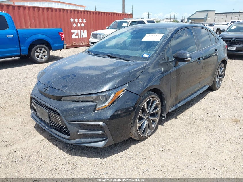 Vin: 5yfs4mce1np124920, lot: 46255045, toyota corolla se 20222