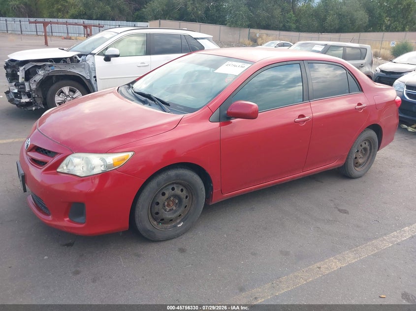 Vin: 2t1bu4ee8bc585766, lot: 46255052, toyota corolla le 20112