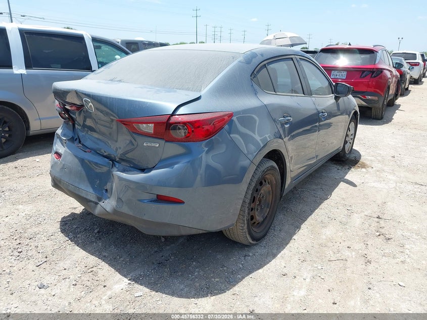 Vin: 3mzbm1t70gm317051, lot: 46255054, mazda mazda3 i sport 20164