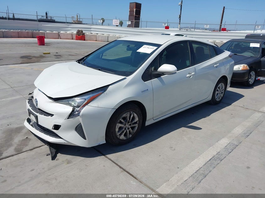 Vin: jtdkbrfu1g3522405, lot: 46255082, toyota prius two 20162
