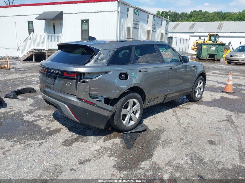 Vin: salyb2rx6ja742237, lot: 46255090, land rover range rover velar p250 s 20184
