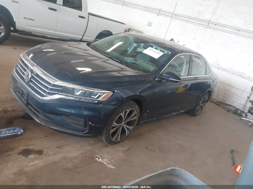 Vin: 1vwsa7a38nc003173, lot: 46255124, volkswagen passat 2.0t se 20222