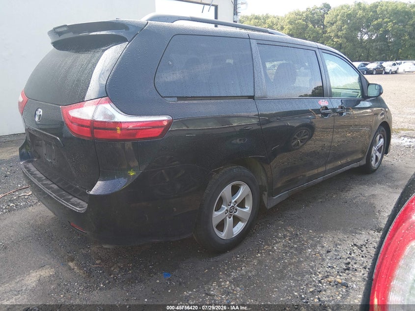 Vin: 5tdkz3dc2js945938, lot: 46255142, toyota sienna le 8 passenger 20184
