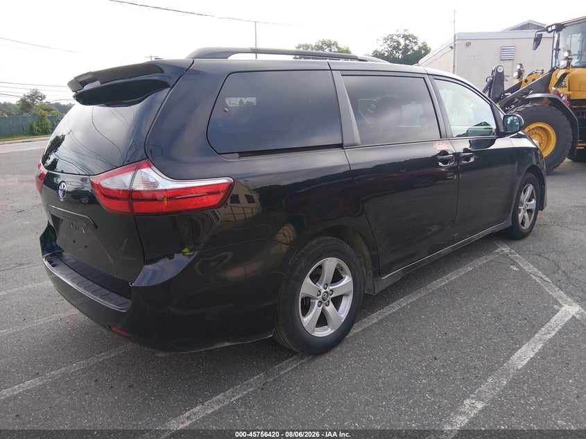 Vin: 5tdkz3dc2js945938, lot: 46255142, toyota sienna le 8 passenger 20184
